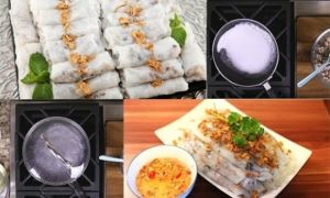 Tự làm bánh cuốn bằng chảo ngay tại nhà thơm ngon, bổ dưỡng rẻ tiền