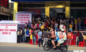 Đồng Nai: Hàng ngàn người dân đi làm xét nghiệm, nhiều nơi quá tải