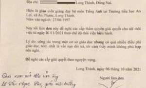 Thầy giáo xin nghỉ việc vì môi trường 'phi giáo dục'