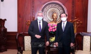 Lãnh đạo TP Hồ Chí Minh tiếp Thị trưởng Frankfurt/M