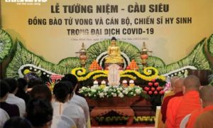 Những tiếng khóc nghẹn trong lễ cầu siêu, tưởng niệm đồng bào mất vì COVID-19