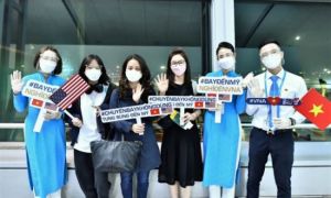 Vietnam Airlines bay chuyến thường lệ đầu tiên đến Mỹ