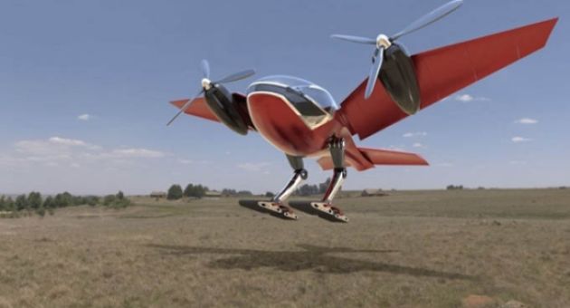 Taxi bay hình chim cất hạ cánh gần thẳng đứng