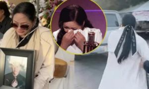 Như Quỳnh khóc nghẹn, chạy theo quan tài trong đám tang em trai, nói 1 câu...