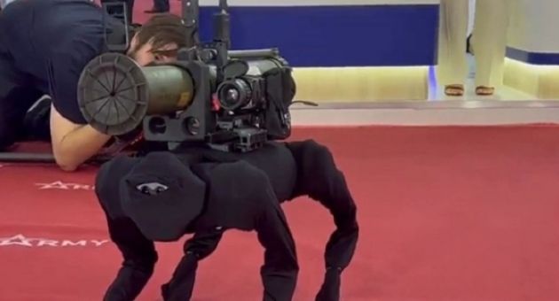 Chó robot chiến đấu mang tên lửa của Nga có xuất xứ từ Trung Quốc