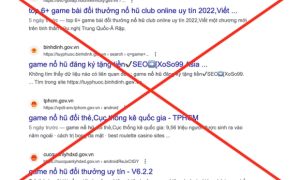 Link quảng cáo cờ bạc, cá độ... chui vào các website cơ quan nhà nước
