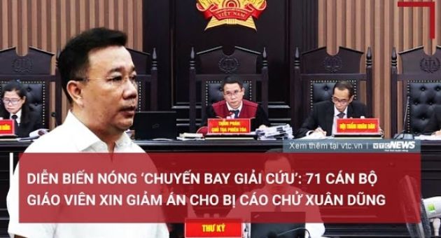 Sao lại viết tâm thư xin giảm án cho bị cáo vụ