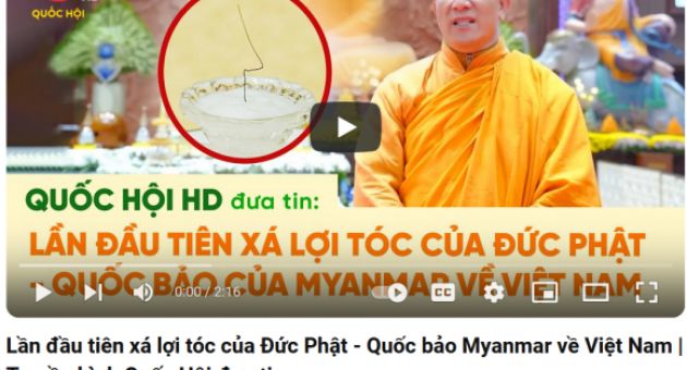Vụ “xá lợi tóc” ở chùa Ba Vàng: Lấy bảo vật quốc gia của nước khác cứ như lấy...