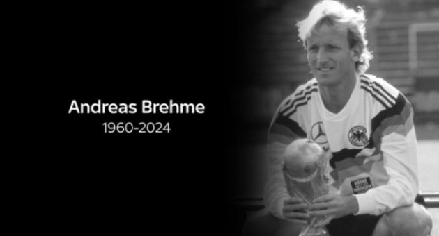 Huyền thoại bóng đá Đức Andreas Brehme đột ngột qua đời