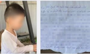 Bé 2 tuổi bị bỏ rơi gần đường cao tốc kèm bức thư tay