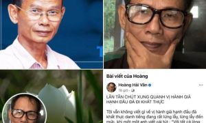 Sự hiểm độc trong giọng điệu của nhà báo Hoàng Hải Vân nói về Sư Thích Minh Tuệ
