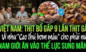 Việt Nam có 1 loại thịt được ví “bổ gấp 9 lần thịt gà”: Là “cao thủ bơm máu”...