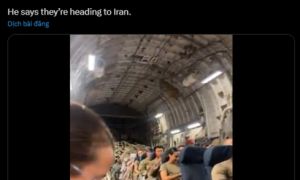 Xôn xao video quân đội Mỹ được điều động đến Iran vào ngày 22-6