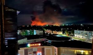 UAV Ukraine tấn công quy mô lớn vào thủ đô Moskva của Nga