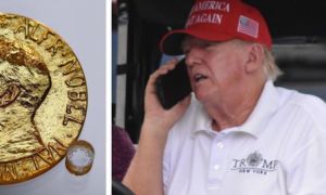Trump tự 'vận động' cho giải Nobel Hòa bình sau cuộc gọi tới Na Uy