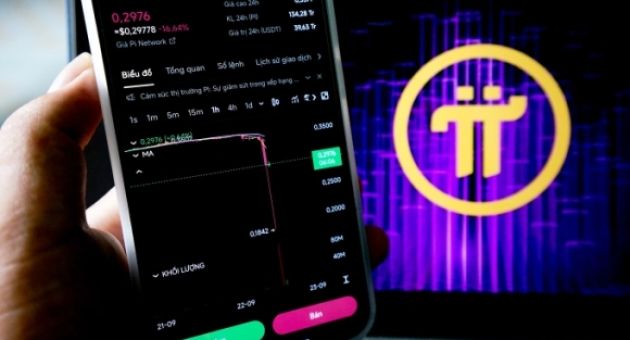 Giá tiền ảo Pi lần đầu xuống dưới 0,2 USD
