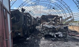 Máy bay không người lái Ukraina phá hủy kho tên lửa Iskander của Nga, gây...